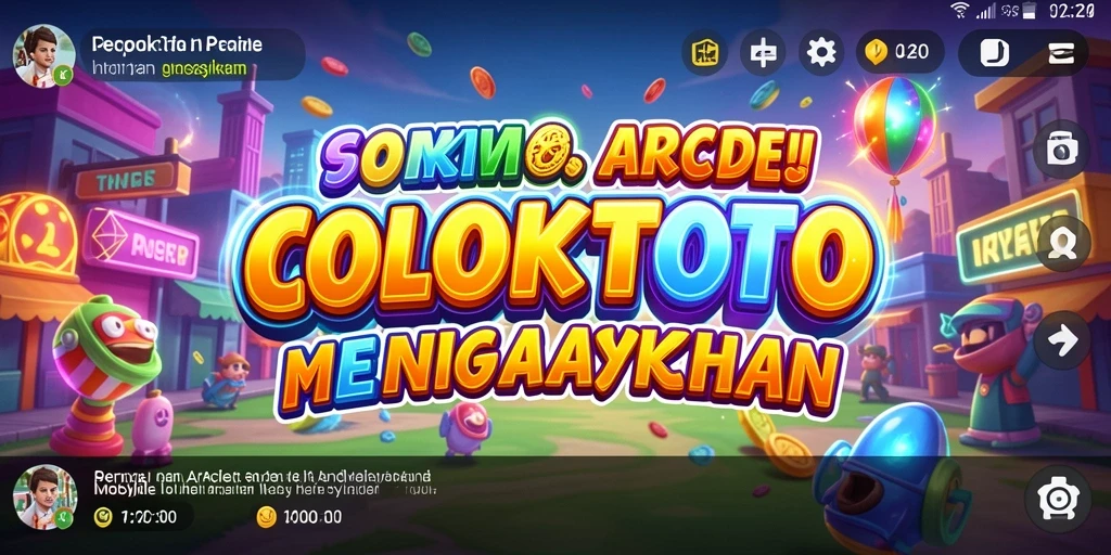 Tampilan gameplay COLOKTOTO yang penuh warna dan seru.