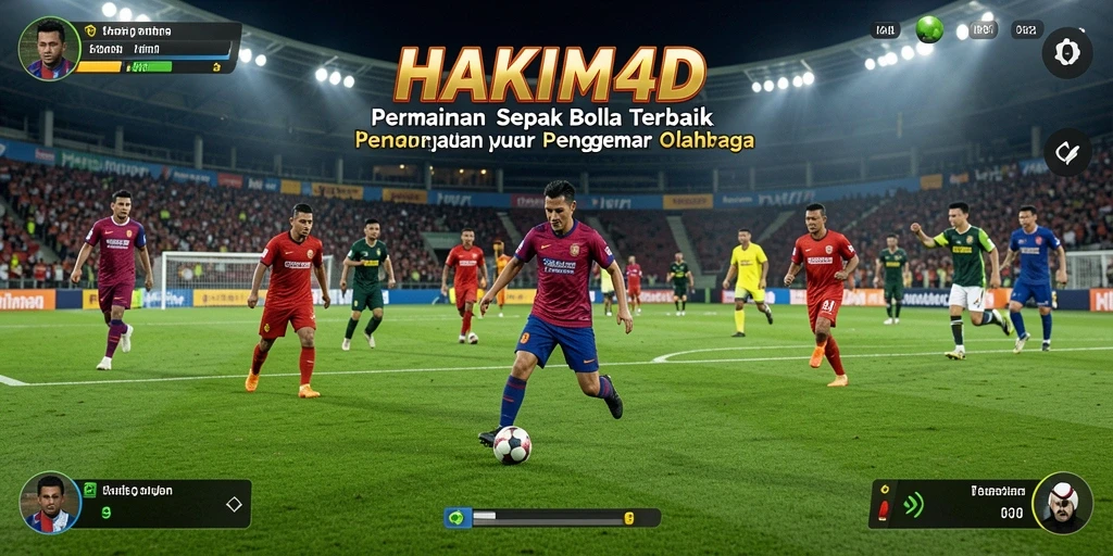 Tangkapan layar HAKIM4D menampilkan aksi sepak bola yang mendebarkan.