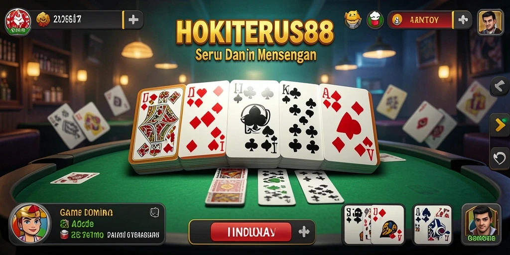 Tampilan gameplay seru dalam HOKITERUS88 dengan pemain yang bersaing.