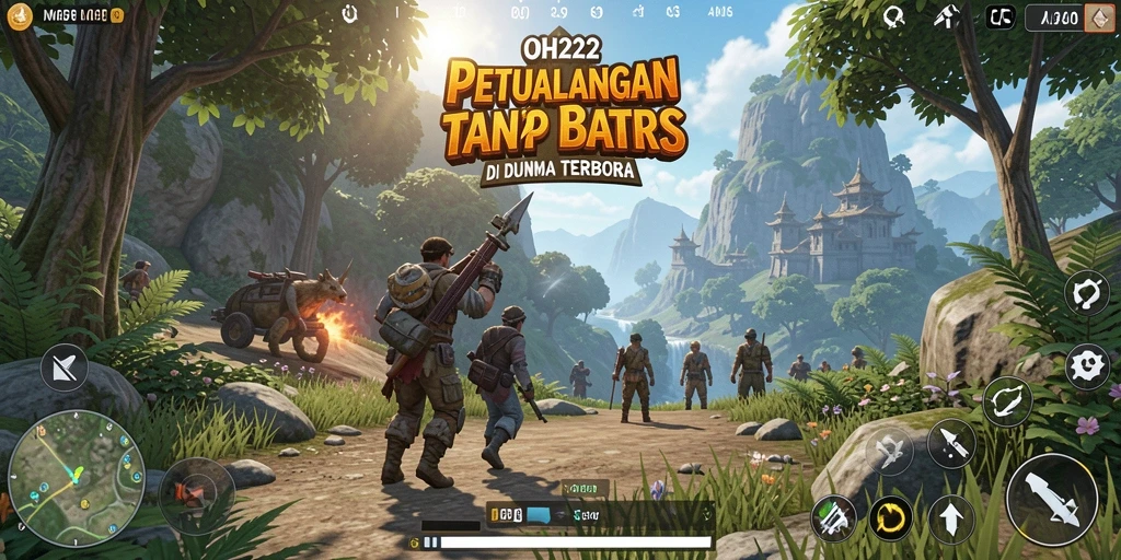 Gameplay menarik dari dunia terbuka OH222 dengan eksplorasi seru.