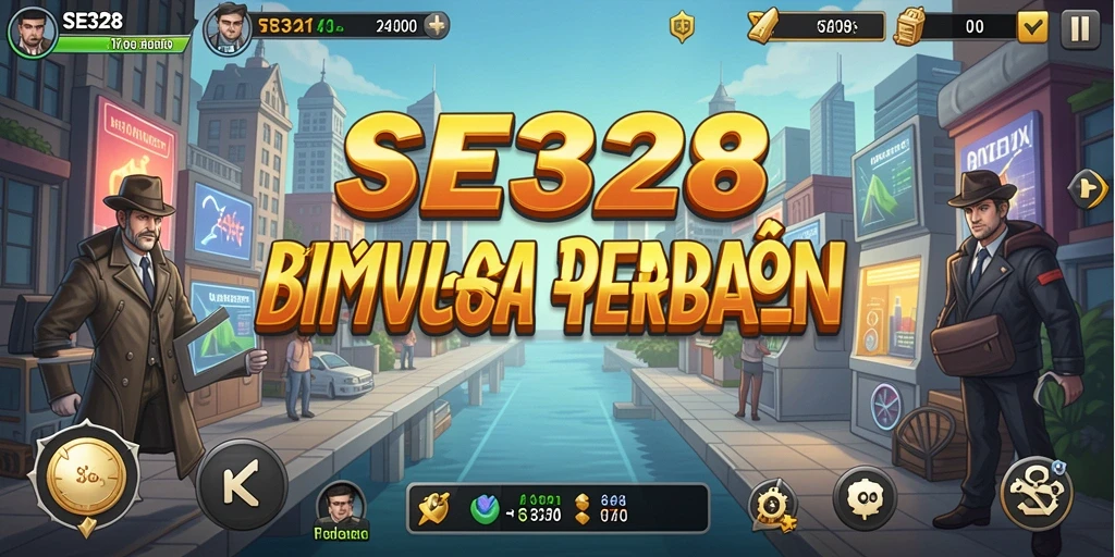 Tampilan gameplay SE328 yang menarik dalam simulasi bisnis Tycoon.