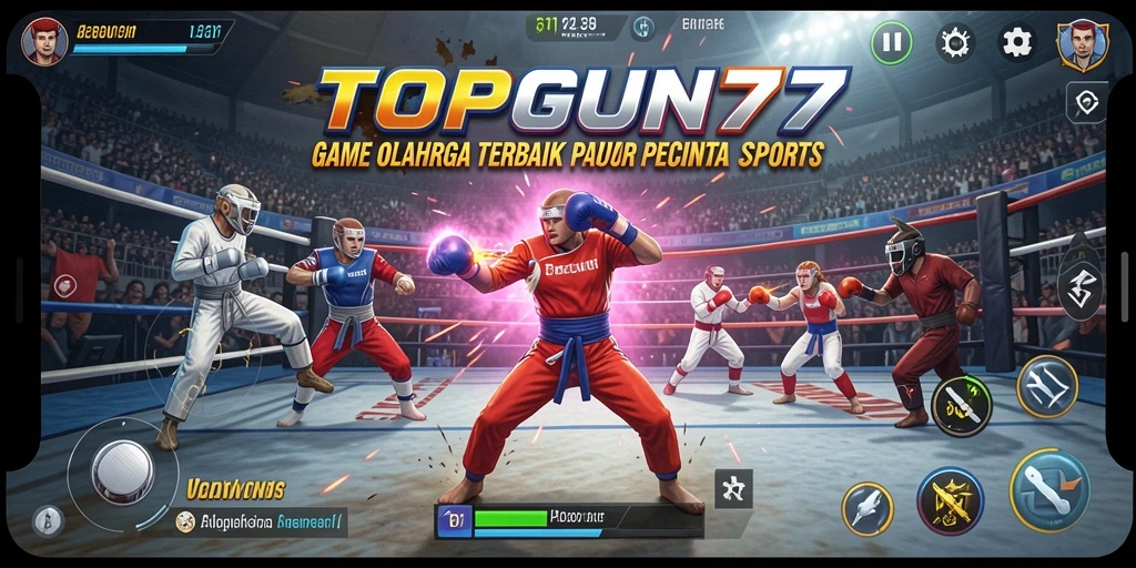 Gambaran gameplay menarik dari TOPGUN77 yang menampilkan aksi olahraga seru.